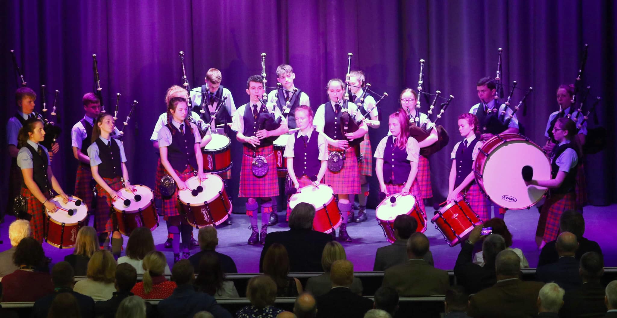 Oban High School Pipe Band - World Champions